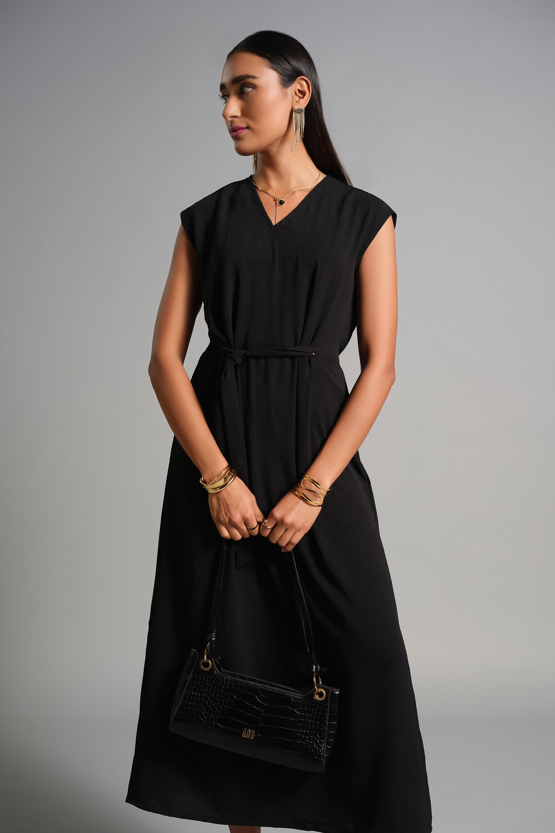 Arturo Dress, Black, image 3